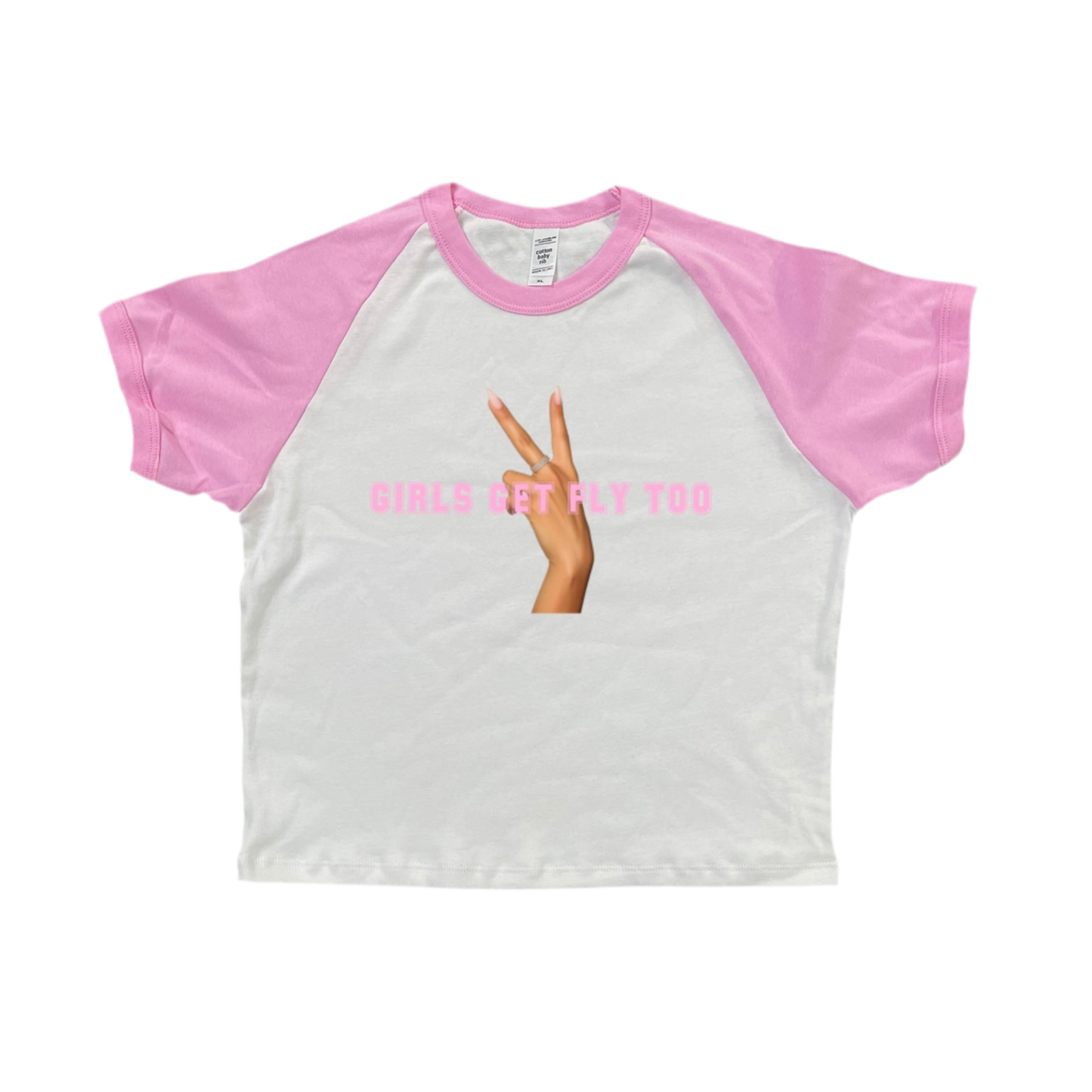 “GIRLS GET FLY TOO” TOP